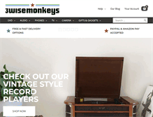 Tablet Screenshot of 3wisemonkeys.co.uk